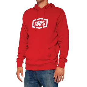 100% Icon Pullover Hoodie - Red - Small 20029-00010