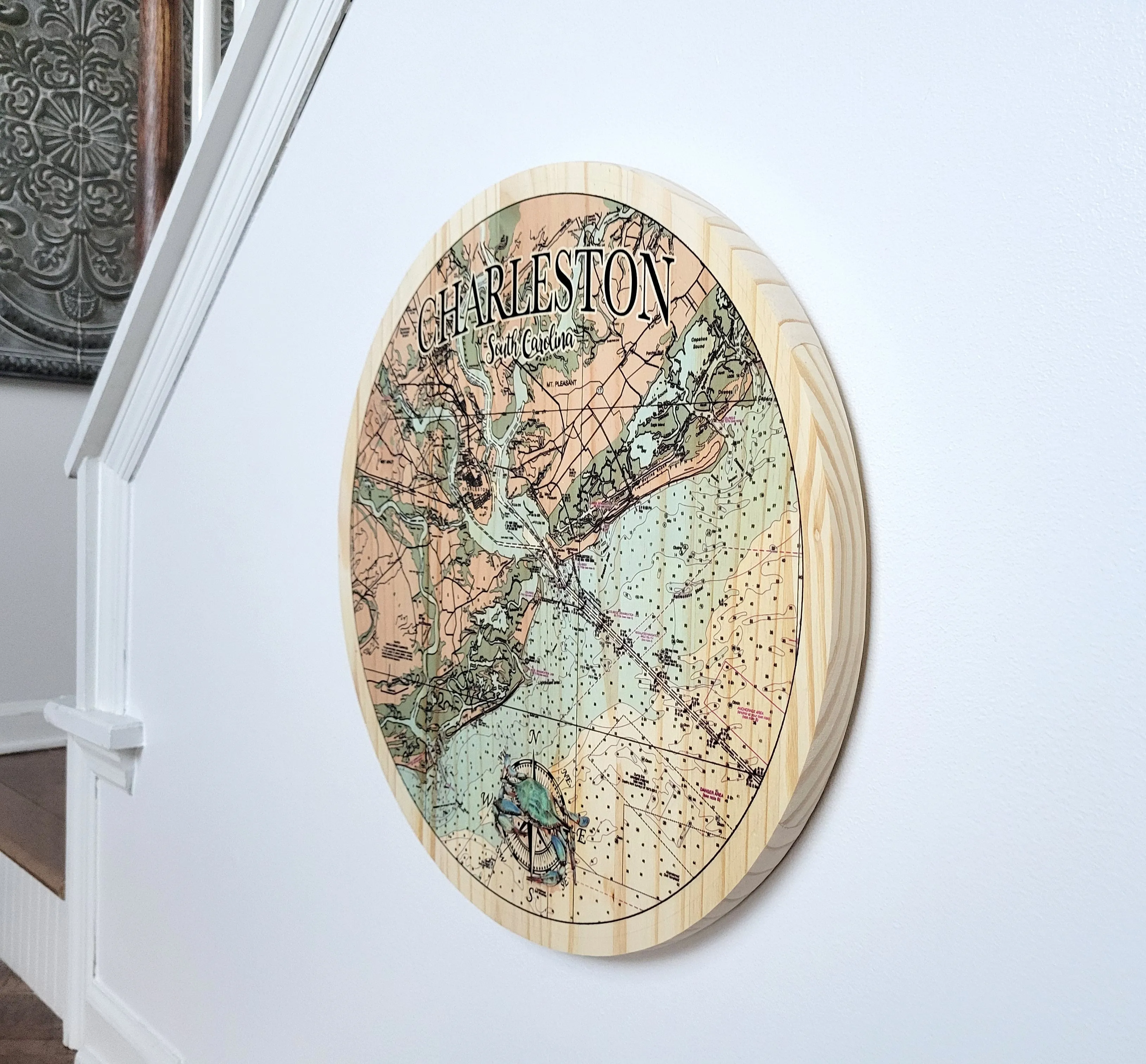 18" Cape Charles, VA Round Circle