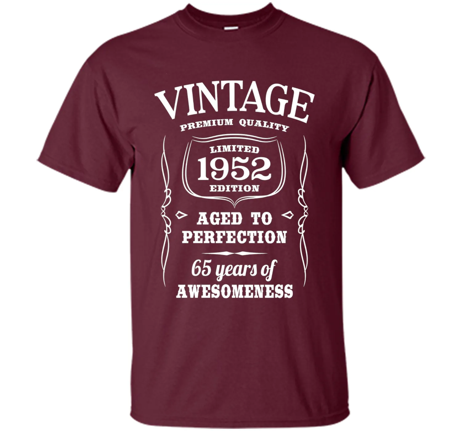 65th Birthday Gift T-Shirt Limited 1952 Edition