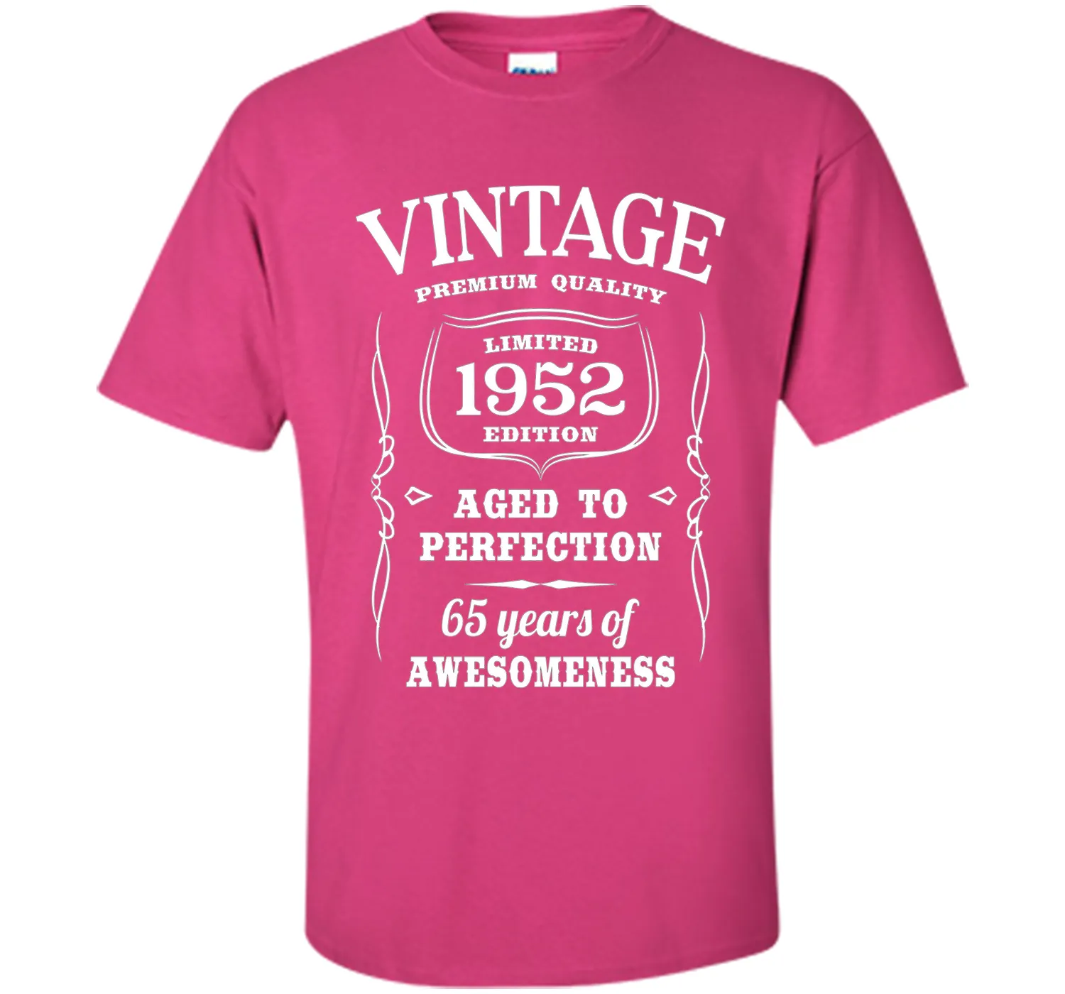 65th Birthday Gift T-Shirt Limited 1952 Edition