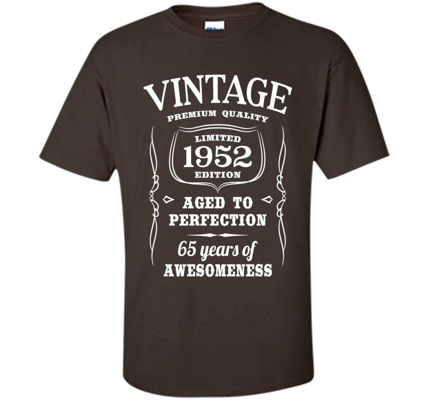 65th Birthday Gift T-Shirt Limited 1952 Edition