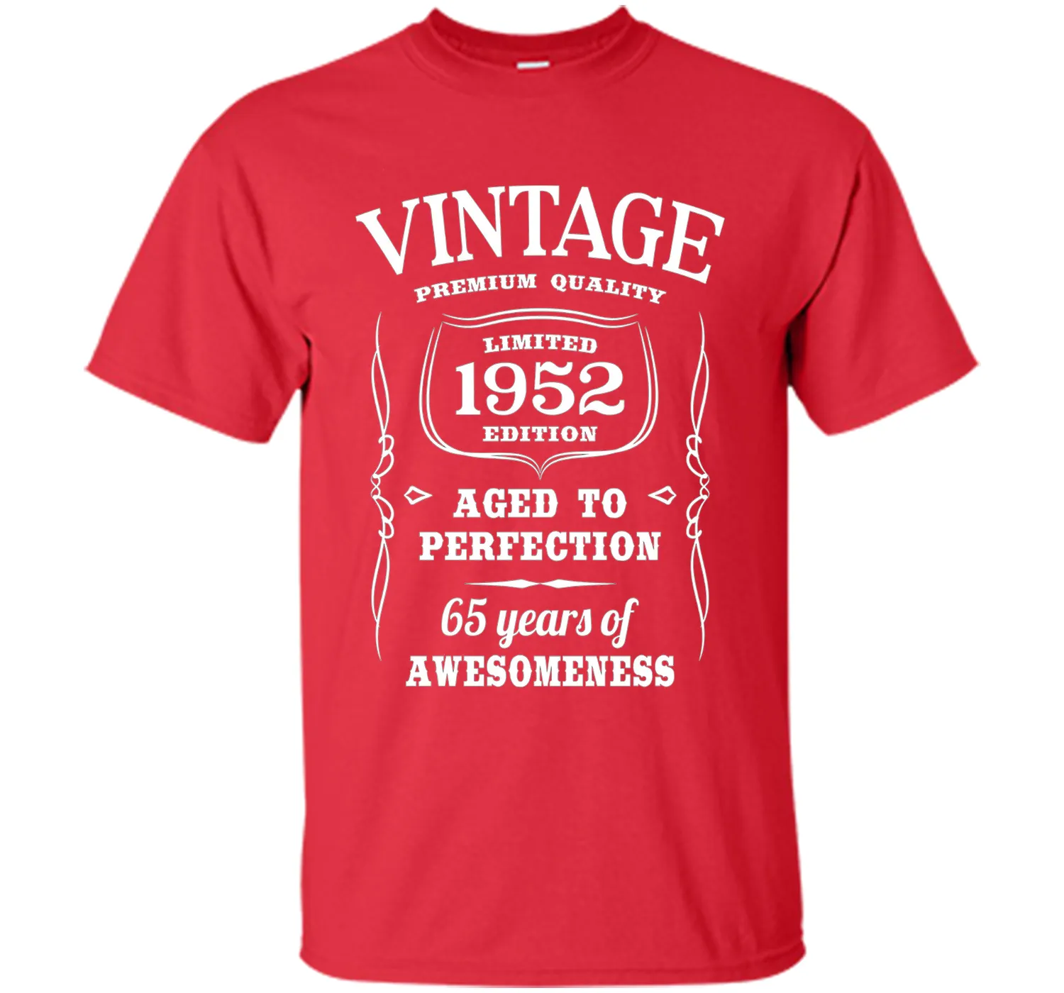 65th Birthday Gift T-Shirt Limited 1952 Edition