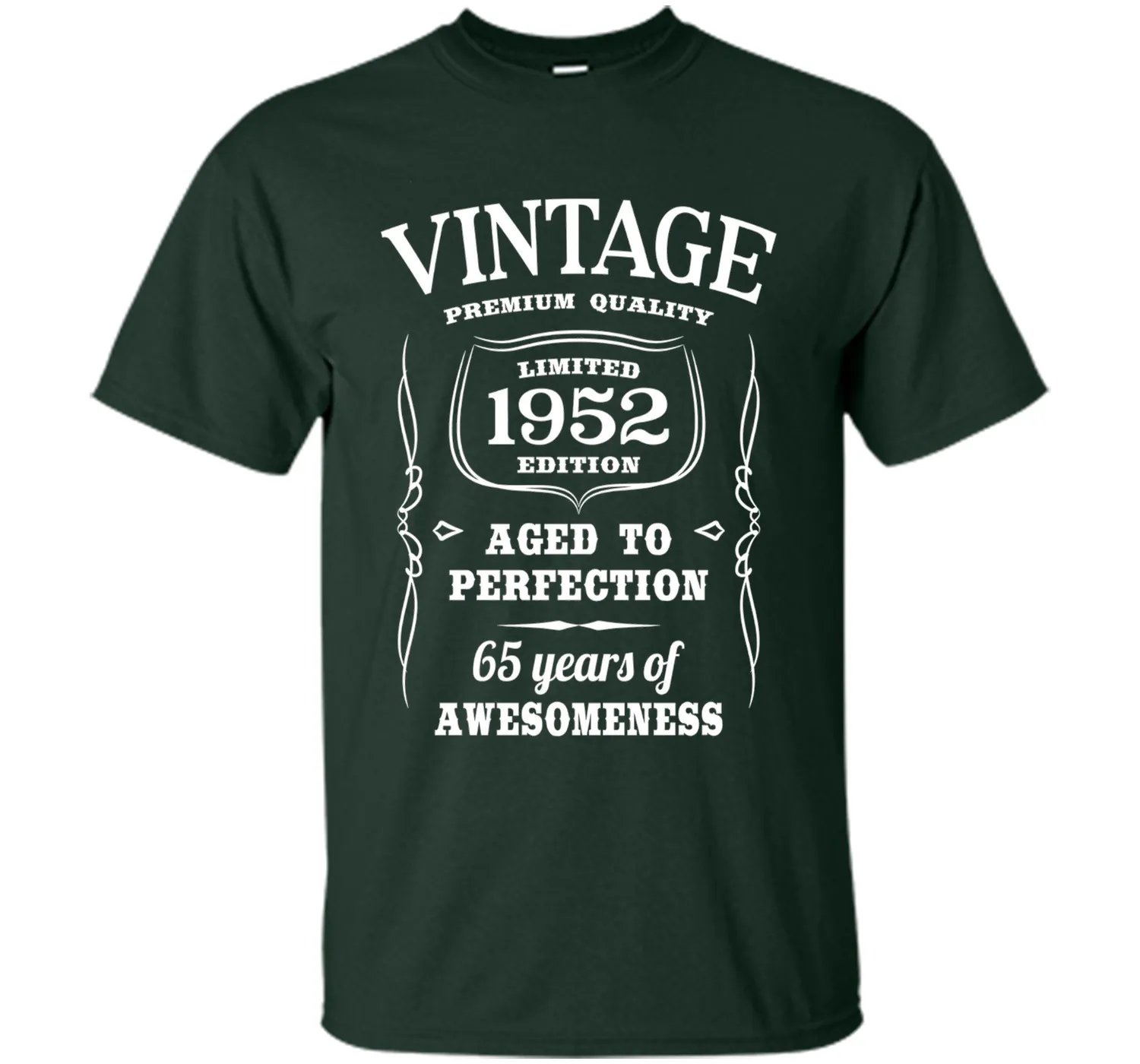 65th Birthday Gift T-Shirt Limited 1952 Edition