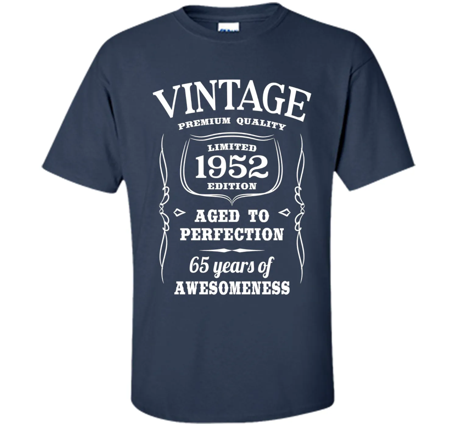 65th Birthday Gift T-Shirt Limited 1952 Edition