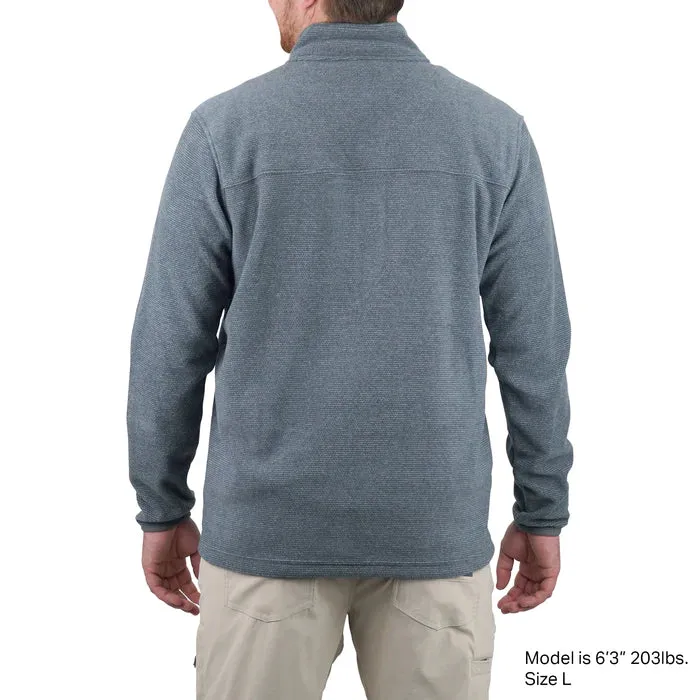 AFTCO Sentinel 1/4 Zip Fleece Pullover- Charcoal Heather