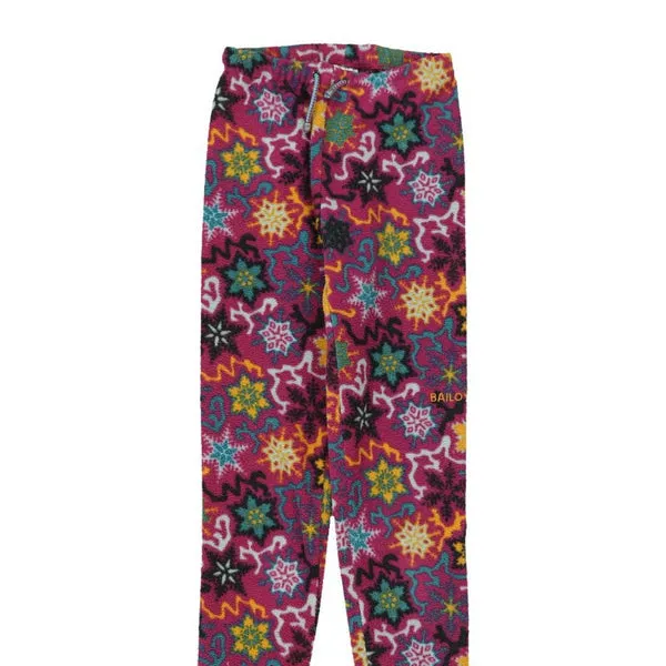 Age 13 Unbranded Floral Joggers - Large Multicoloured Polyester