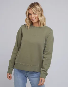 All About Eve AAE Washed Crew - Khaki