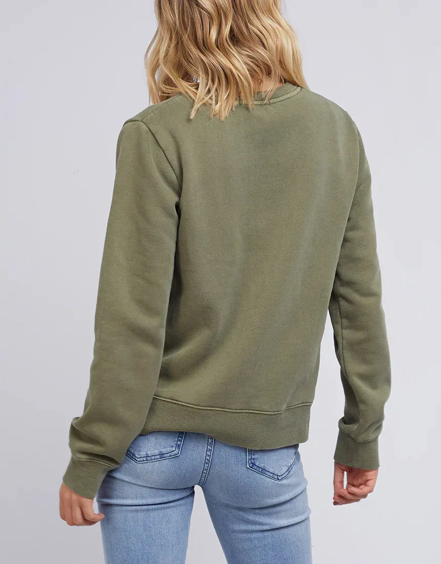 All About Eve AAE Washed Crew - Khaki