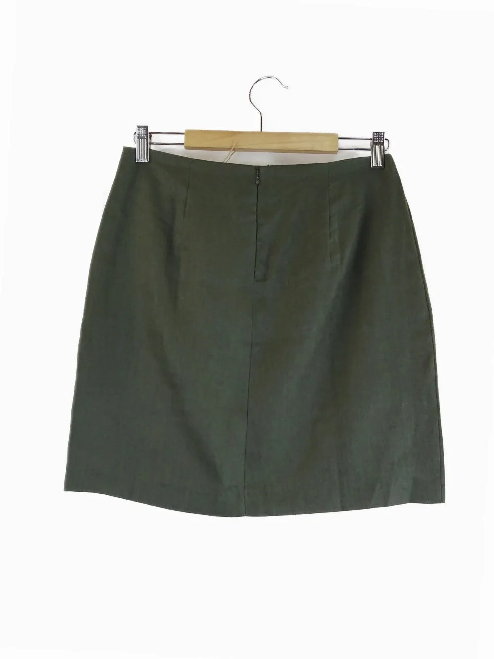 Amelius 'Stockton' Moss Linen Mini Skirt 8 | BNWT