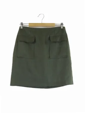 Amelius 'Stockton' Moss Linen Mini Skirt 8 | BNWT