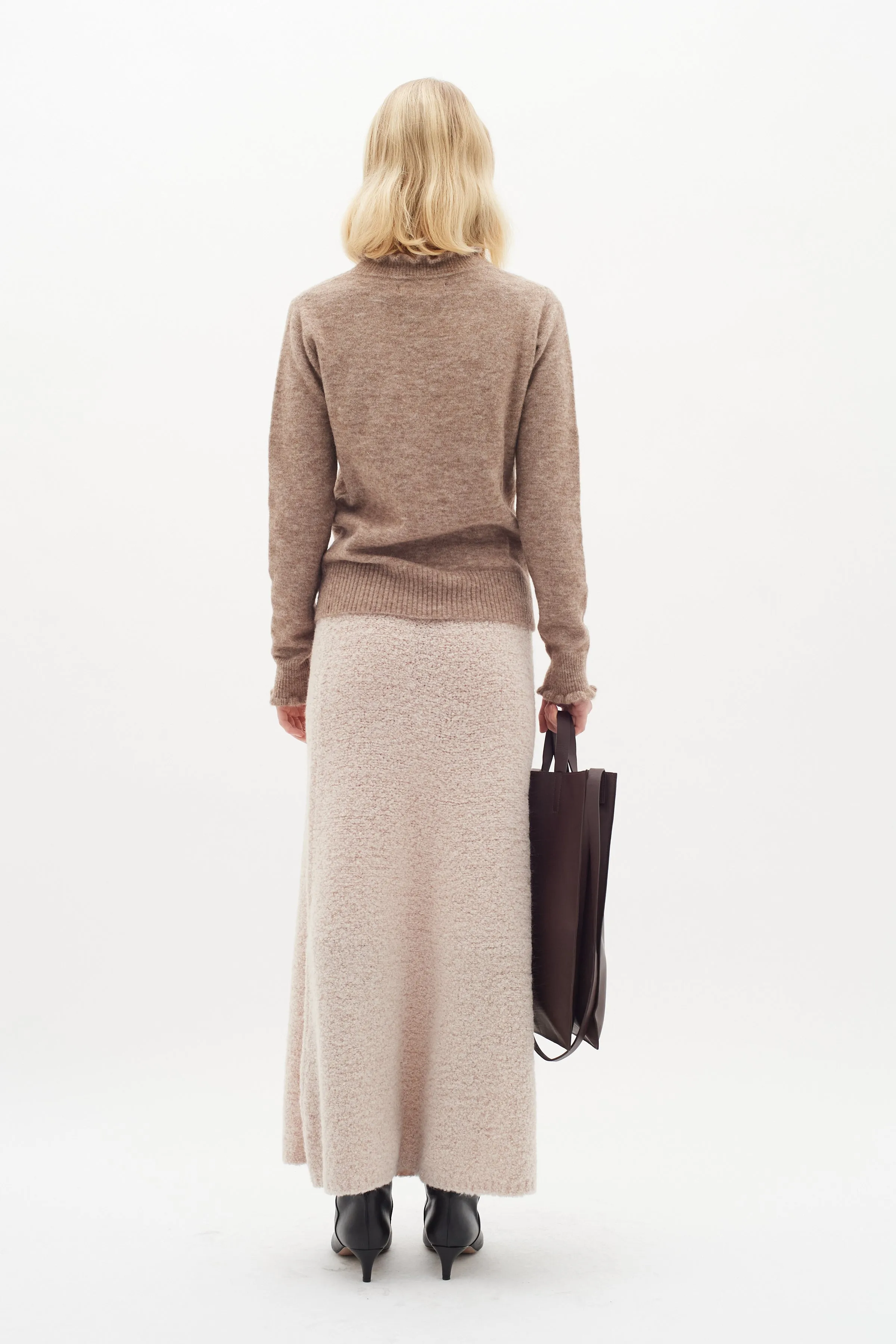 AnajaIW Pullover - Sandy Grey Melange