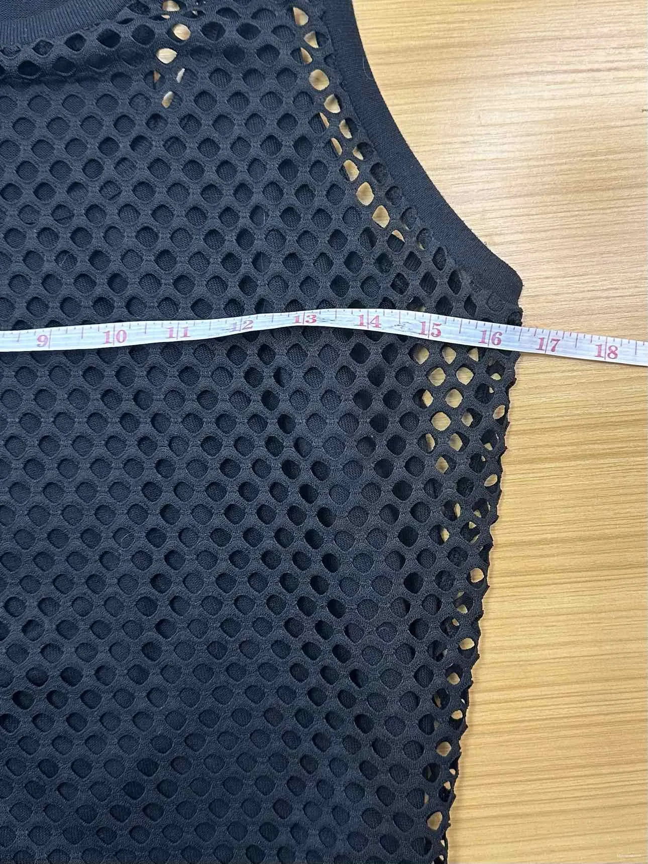 art dept. Black Open Knit Midi Dress Size S