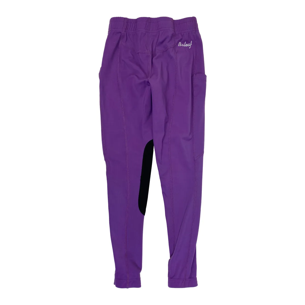 Baleaf Knee Patch Riding Tights in Purple - Children's Small
