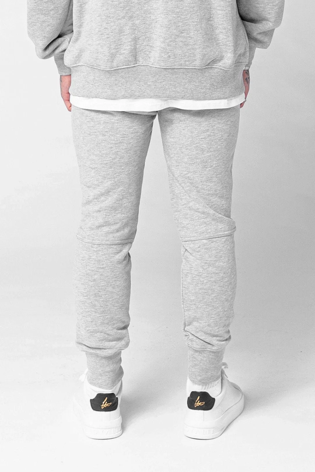 Base Essential Men's Joggers - Grey Marl
