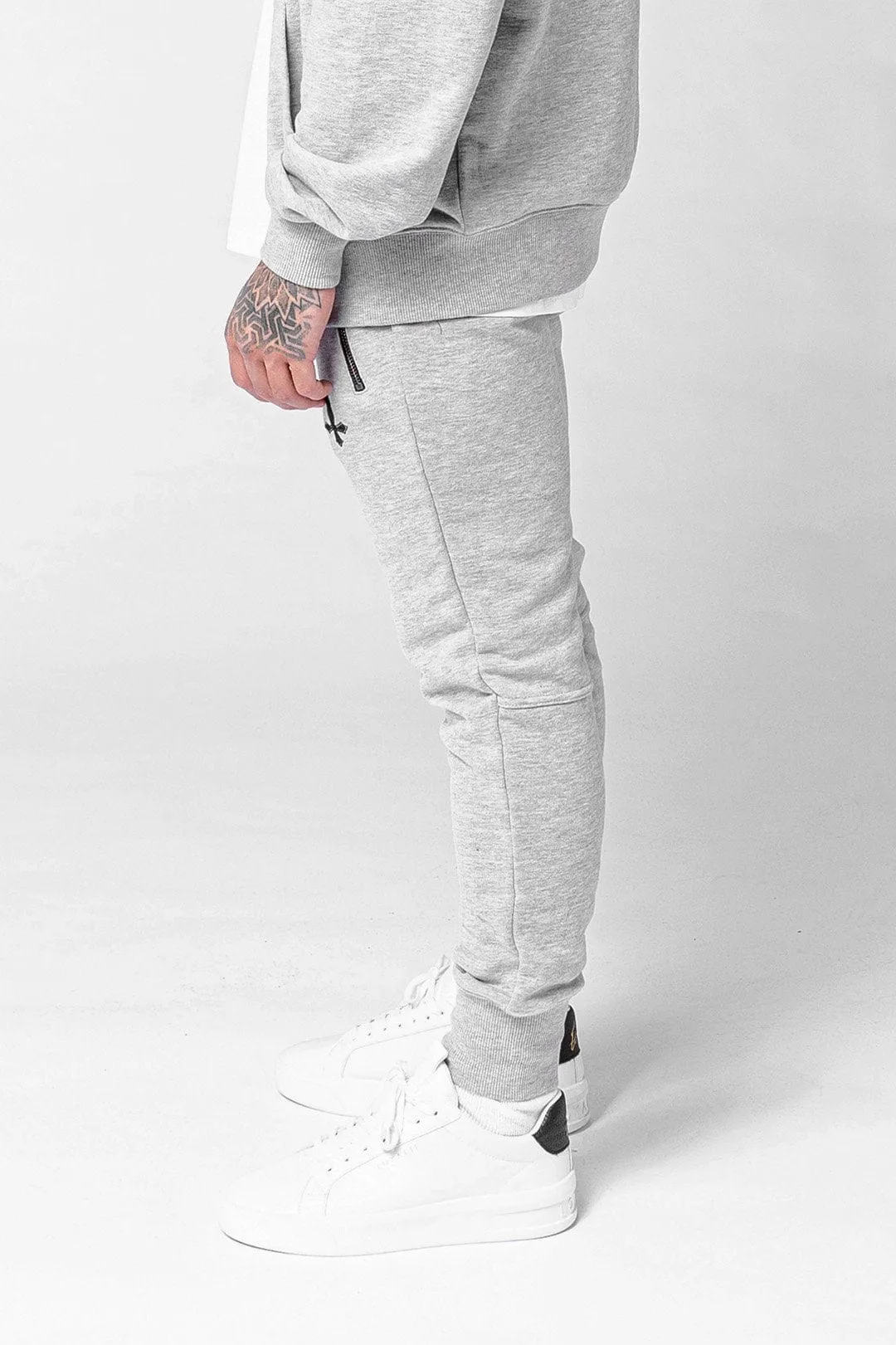 Base Essential Men's Joggers - Grey Marl