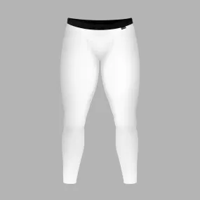 Basic White Tights for Men - Big