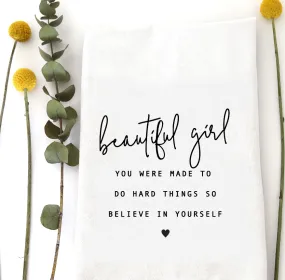 Beautiful Girl Tea Towel