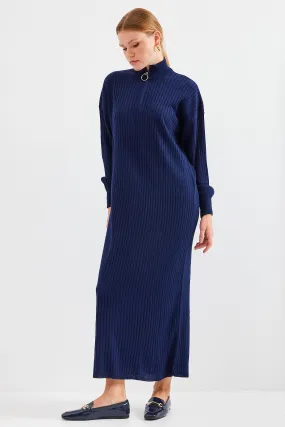 BGD Women Knit Dress - Dark Blue - Avondale