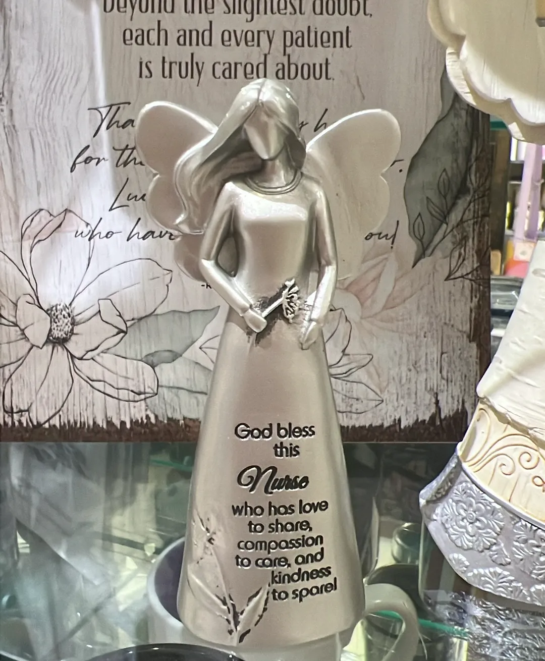 Bless This Nurse Angel Figure