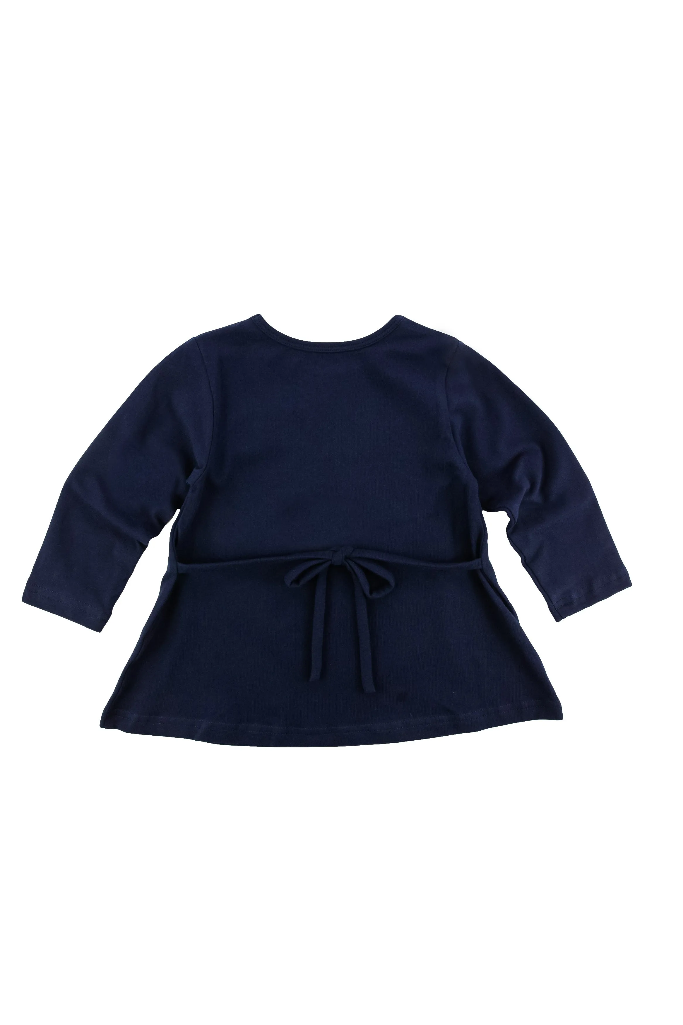 Blossom  Sprout Autumn Wildflowers Navy Knit Tunic