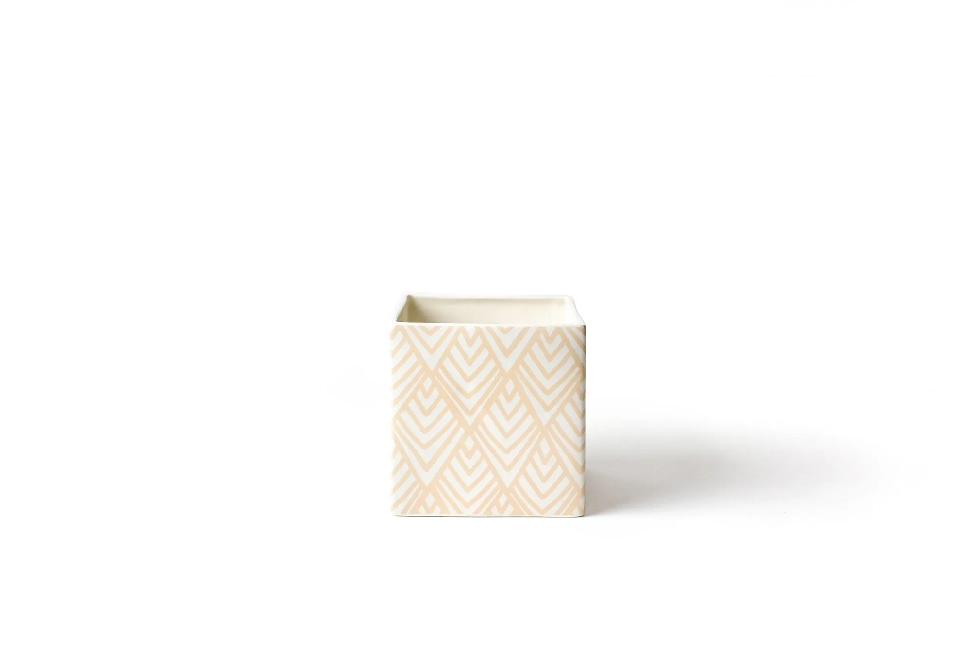 Blush Layered Diamond Mini Nesting Cube Medium