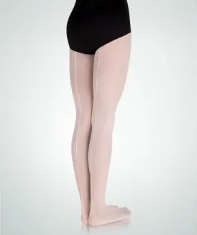 Body Wrappers totalSTRETCH Child's Shear Weight Mesh Backseam Tights