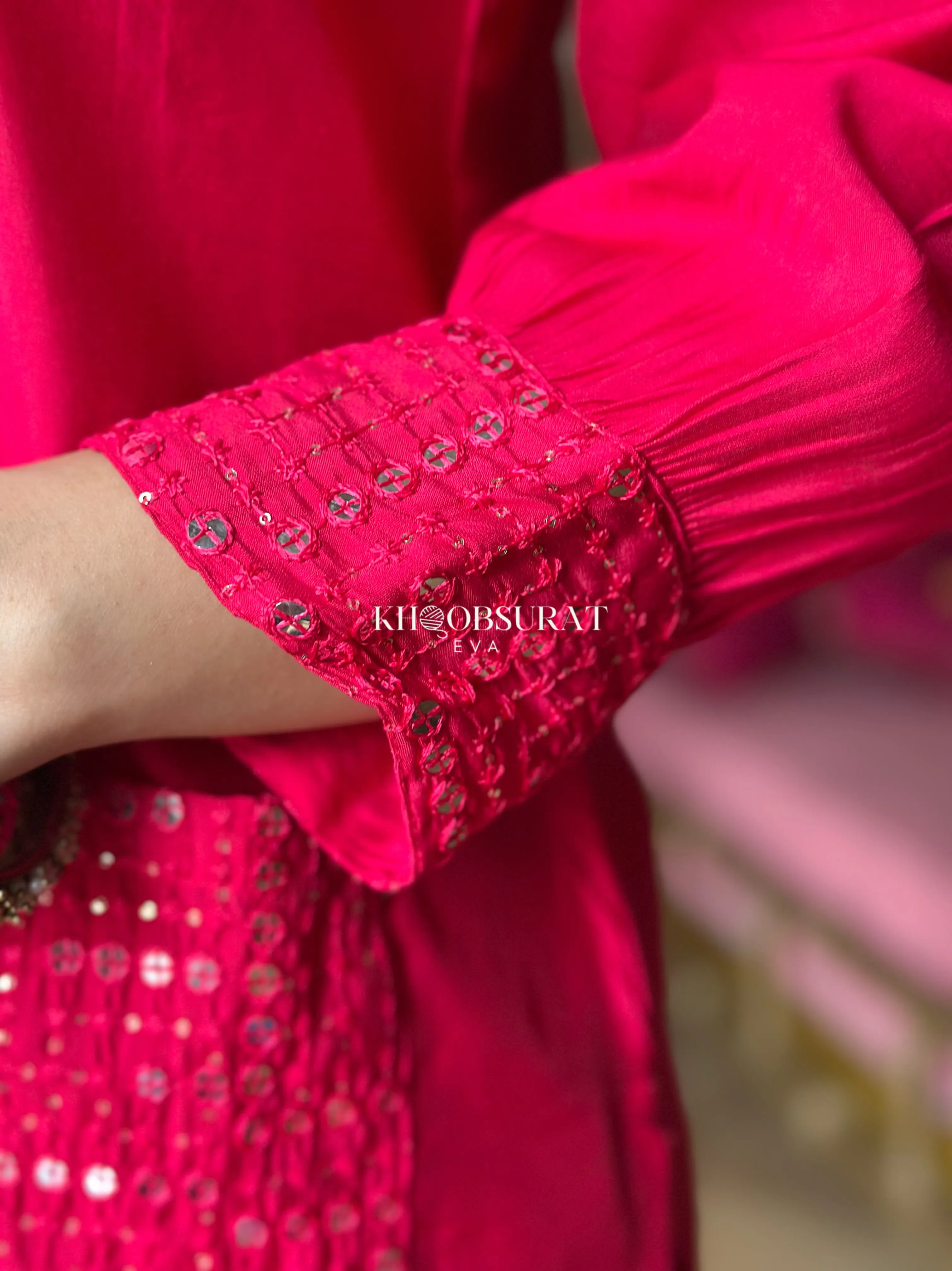 Bollywood Style Pink Kurta Set