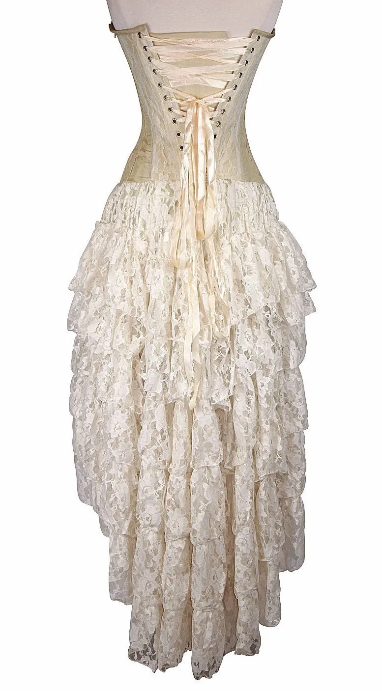 Burleska Helena Steampunk Corset Strapless Wedding Dress