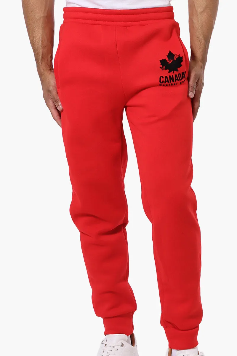 Canada Weather Gear Basic Solid Joggers - Red