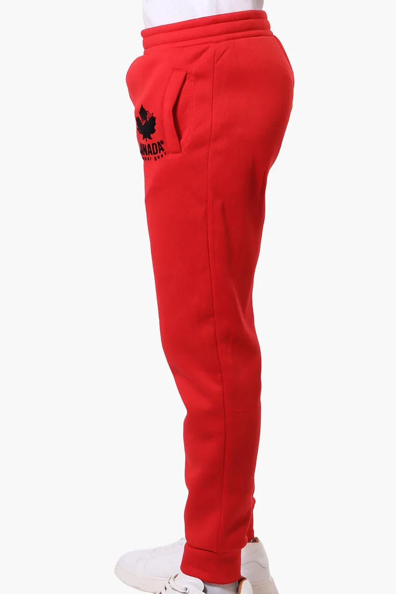 Canada Weather Gear Basic Solid Joggers - Red