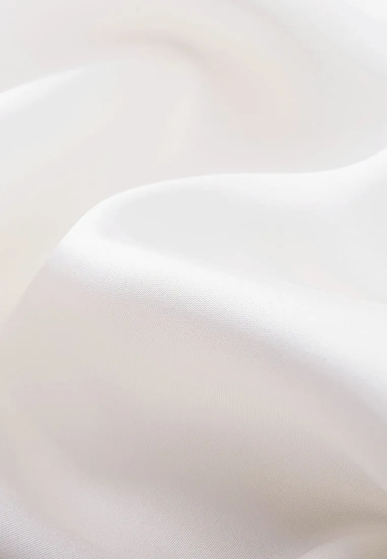 Cape-detail Concealed-front Fastening Shirt