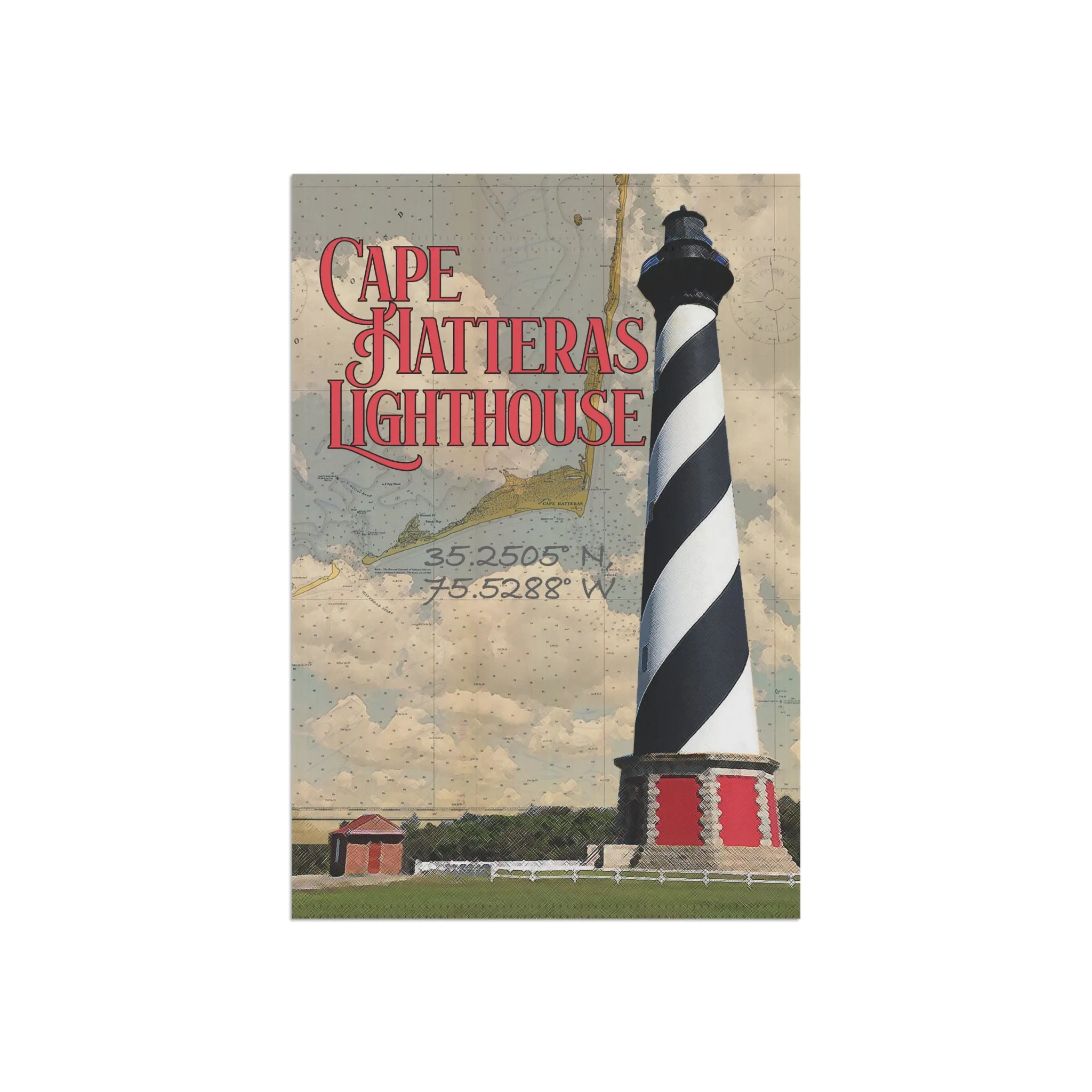 Cape Hatteras Lighthouse Garden Flag