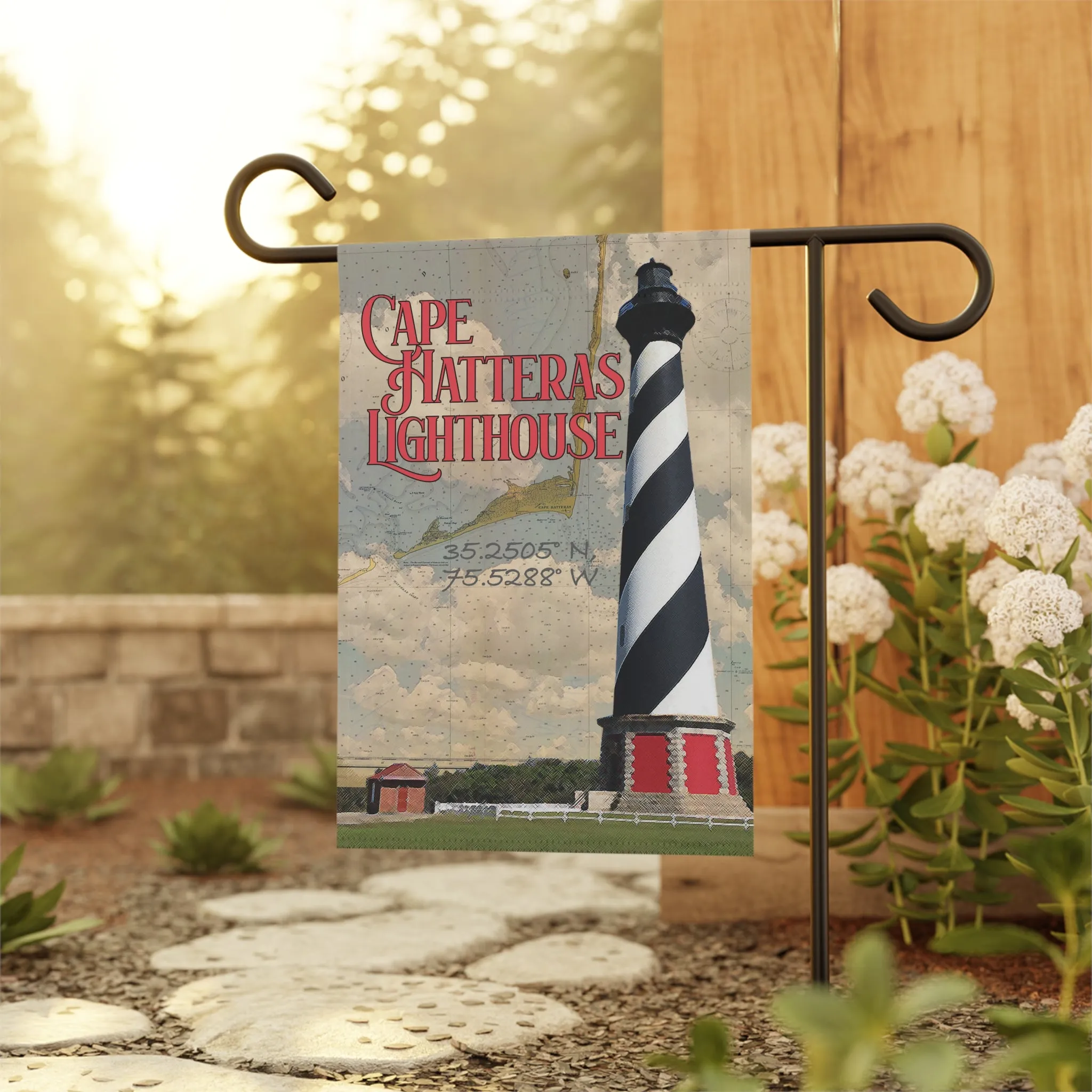 Cape Hatteras Lighthouse Garden Flag