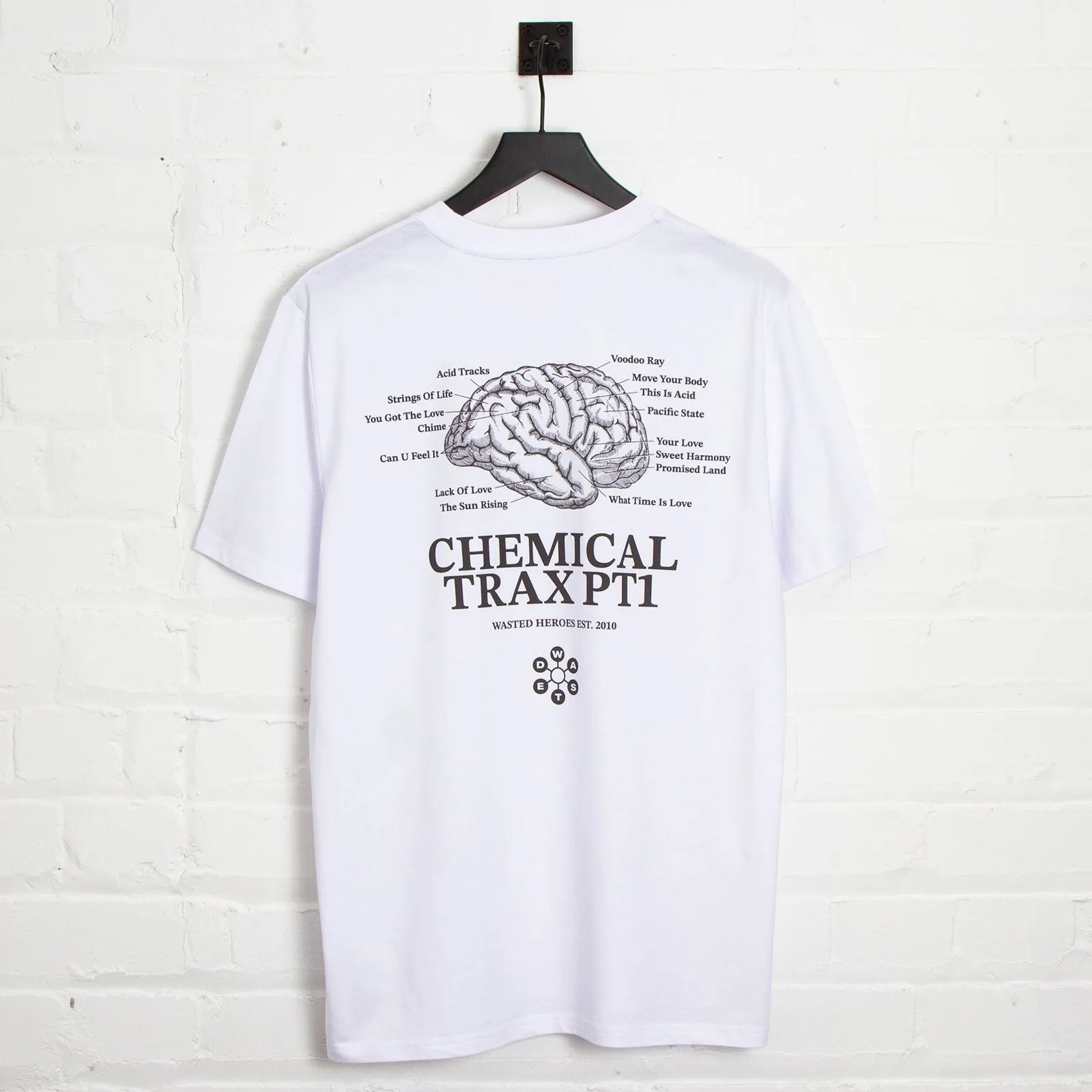 Chemical Trax PT1 Back Print - Tshirt - White