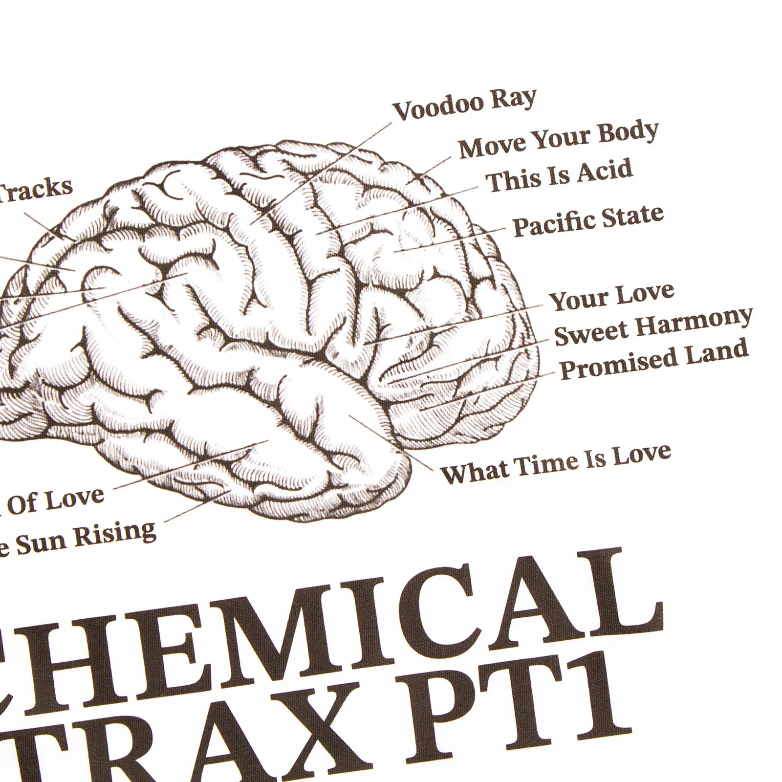 Chemical Trax PT1 Back Print - Tshirt - White