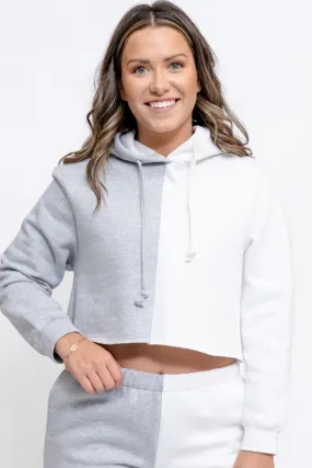 Colorblock Set – Cropped Hoodie