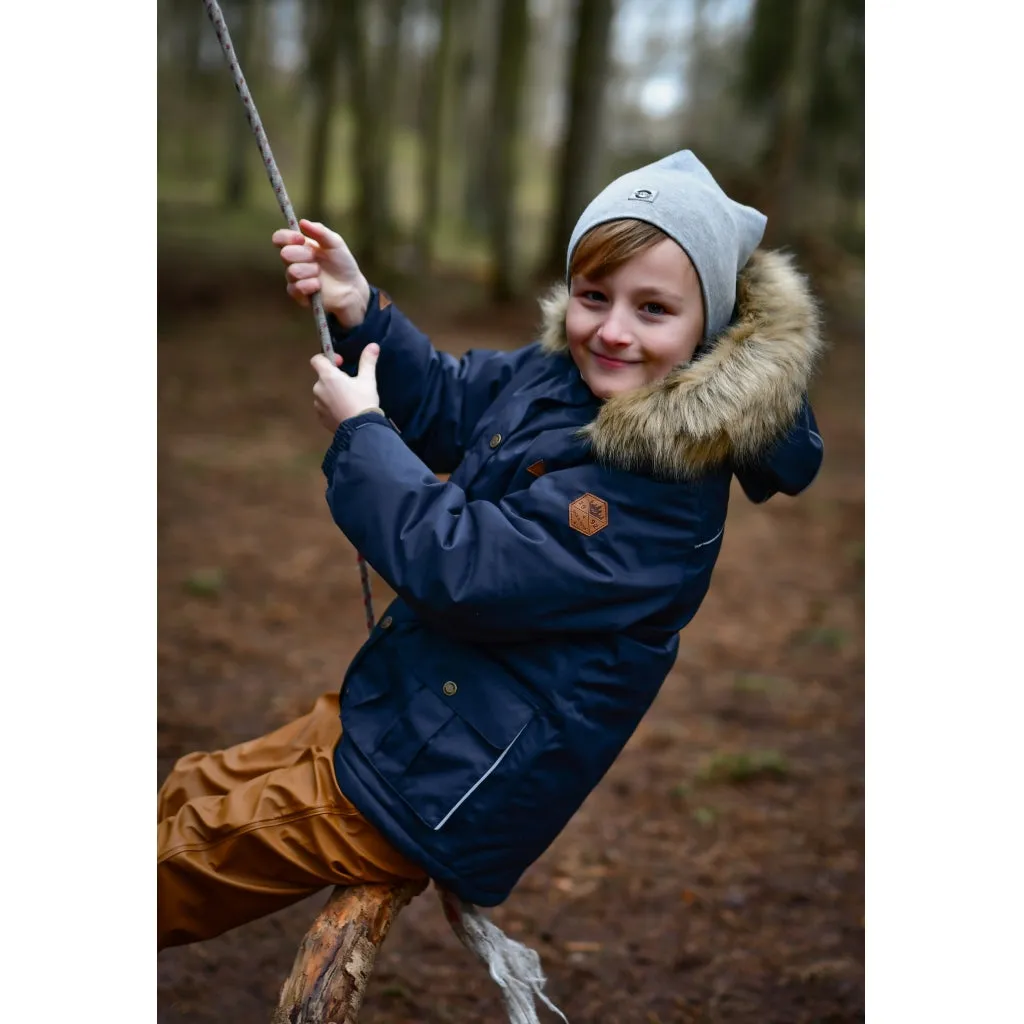 Cotton Hat (Double layered) - Light Grey Melange
