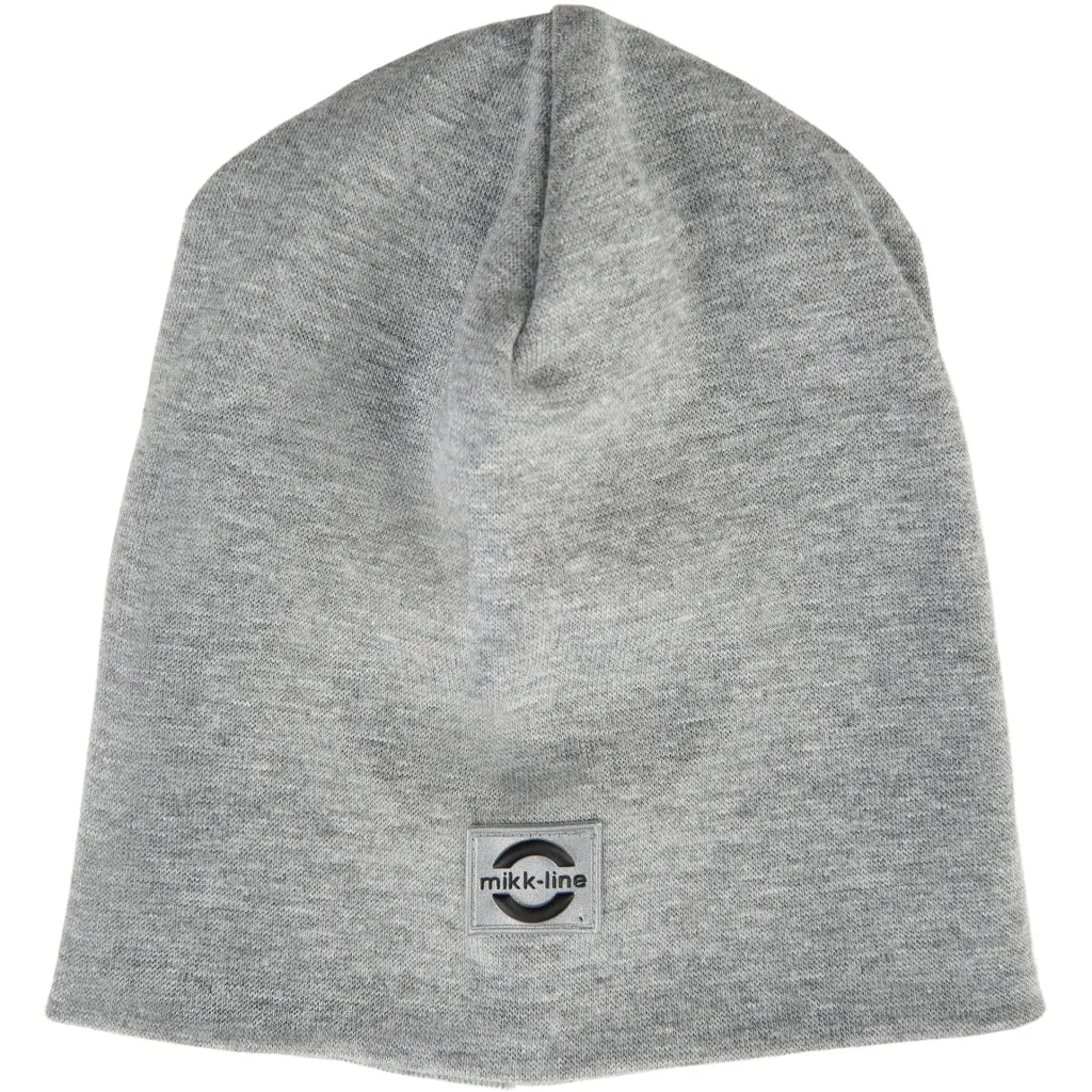 Cotton Hat (Double layered) - Light Grey Melange