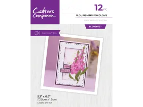 Crafters Companion - Metal Die Elements - Flourishing Foxglove
