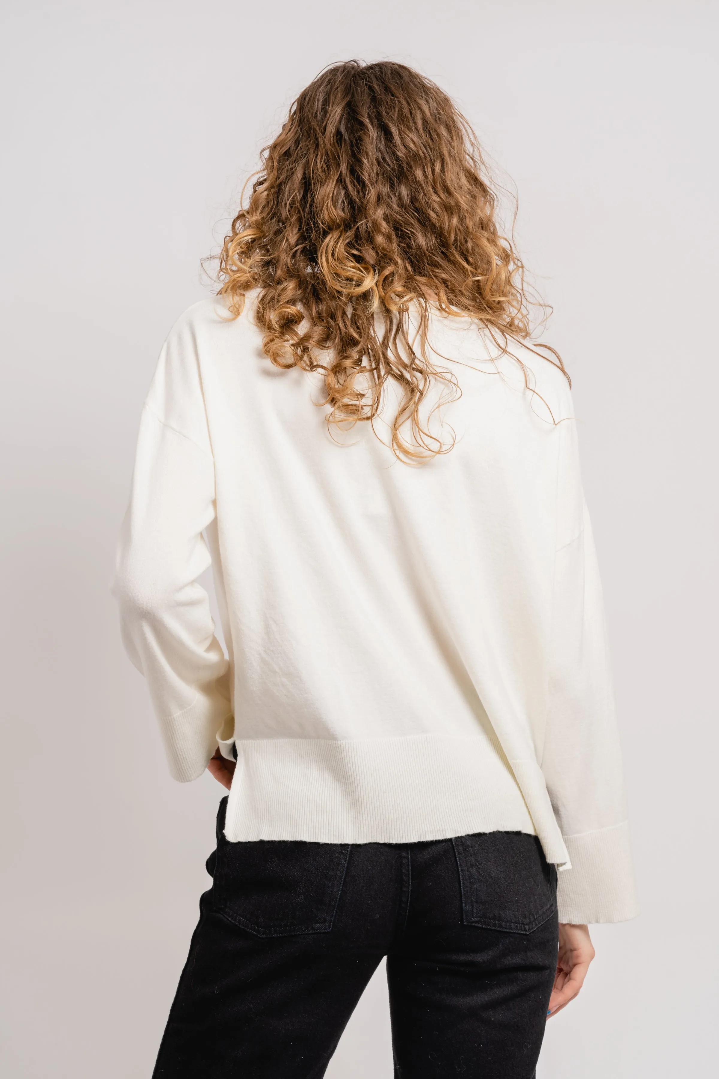 Dalinda Rachelle Pullover - Egret