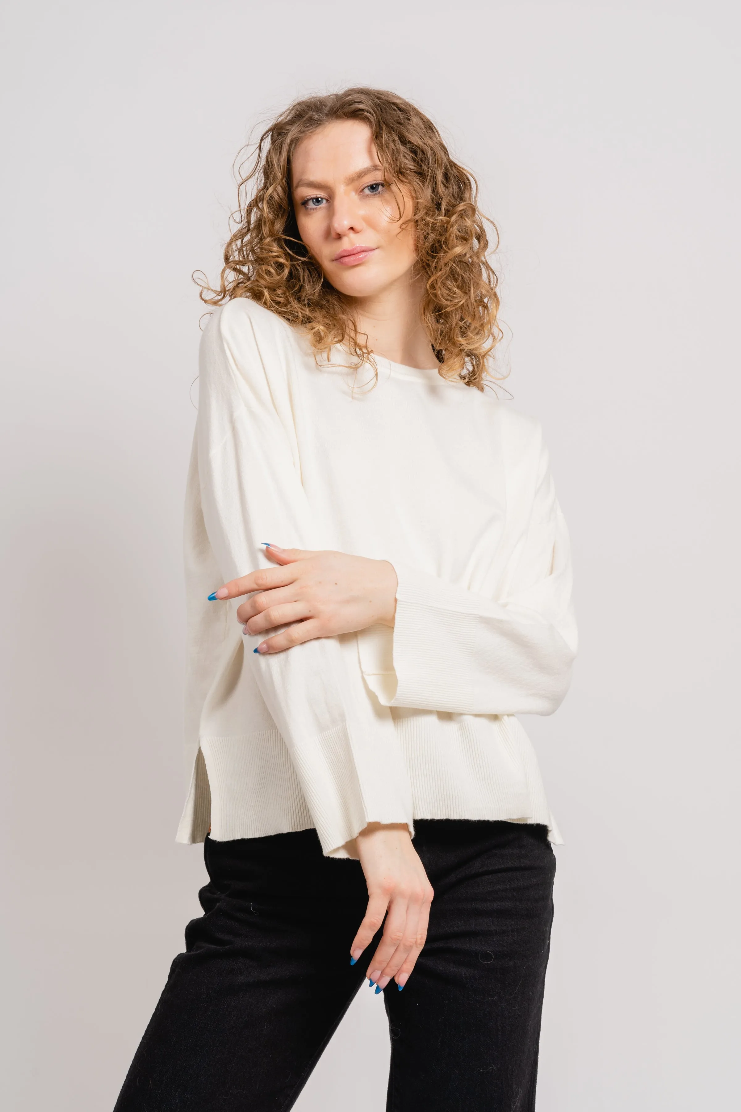 Dalinda Rachelle Pullover - Egret