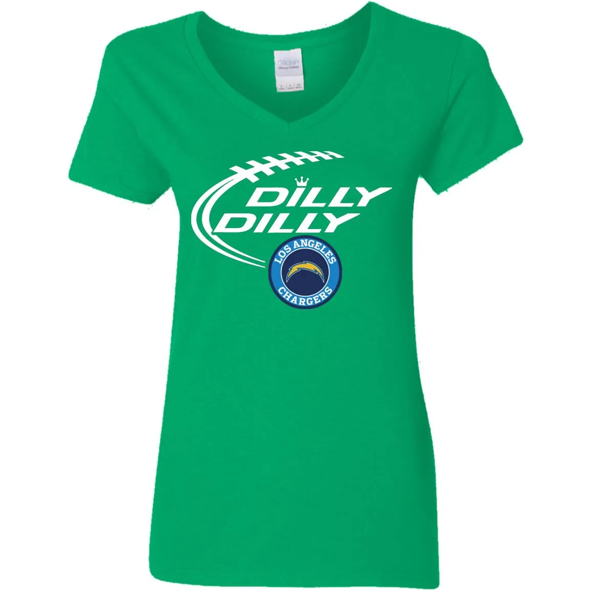 Dilly Dilly Los Angeles Chargers Nfl Football Women V-Neck T-Shirt