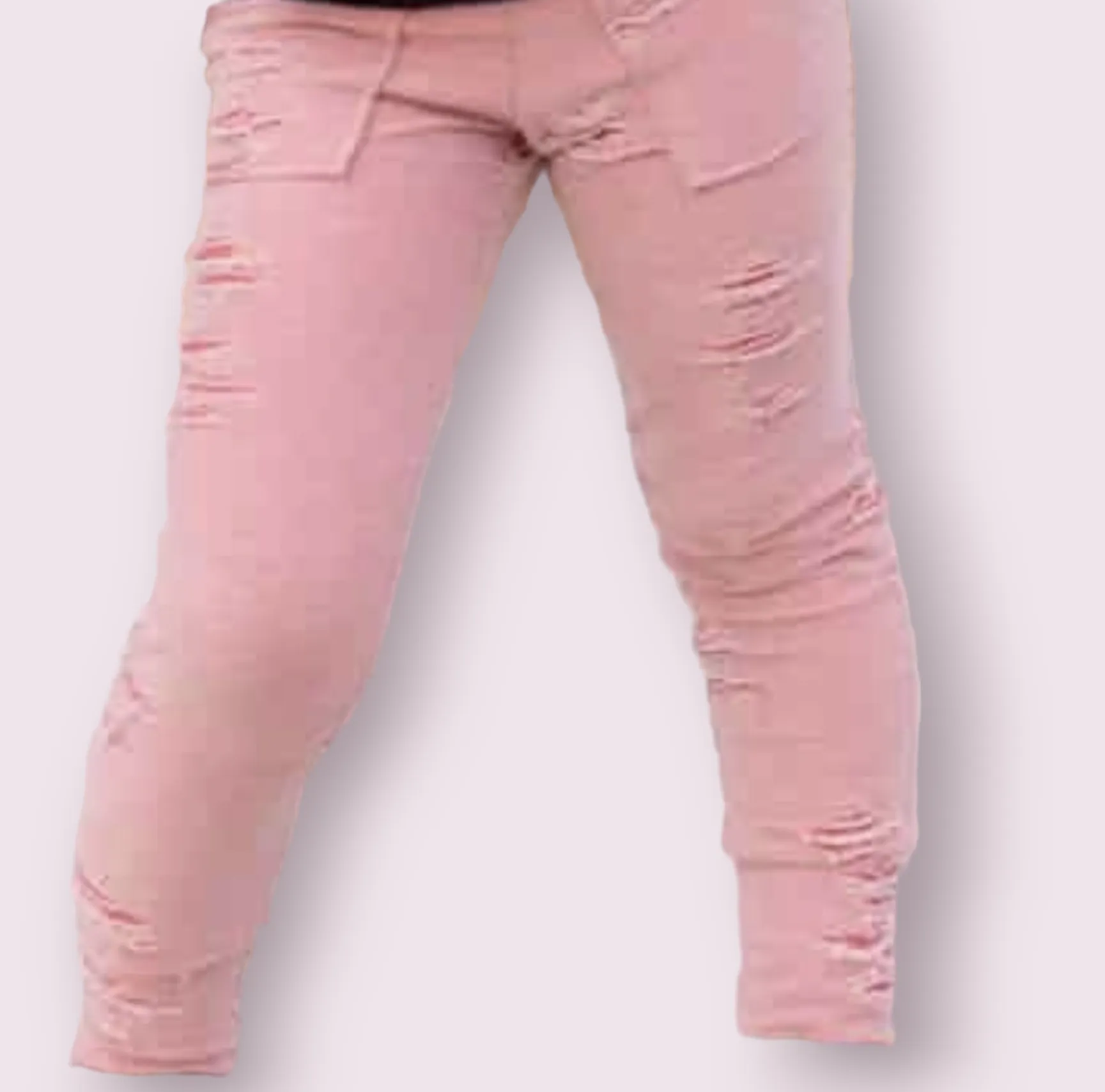 Distressed Slim Joggers