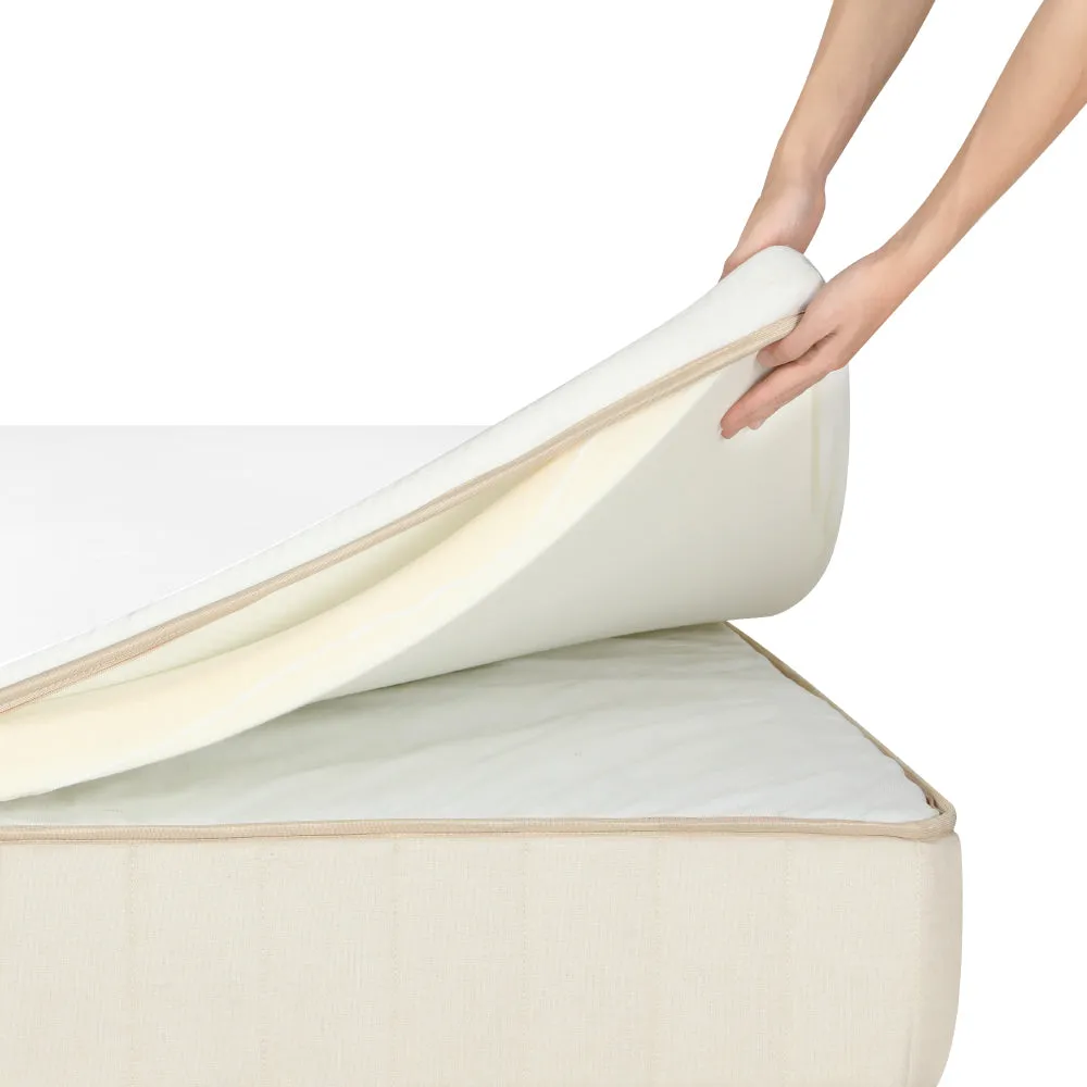 Dual Firmness Mattress 27cm 5-Zone Pocket Spring Single Giselle Bedding