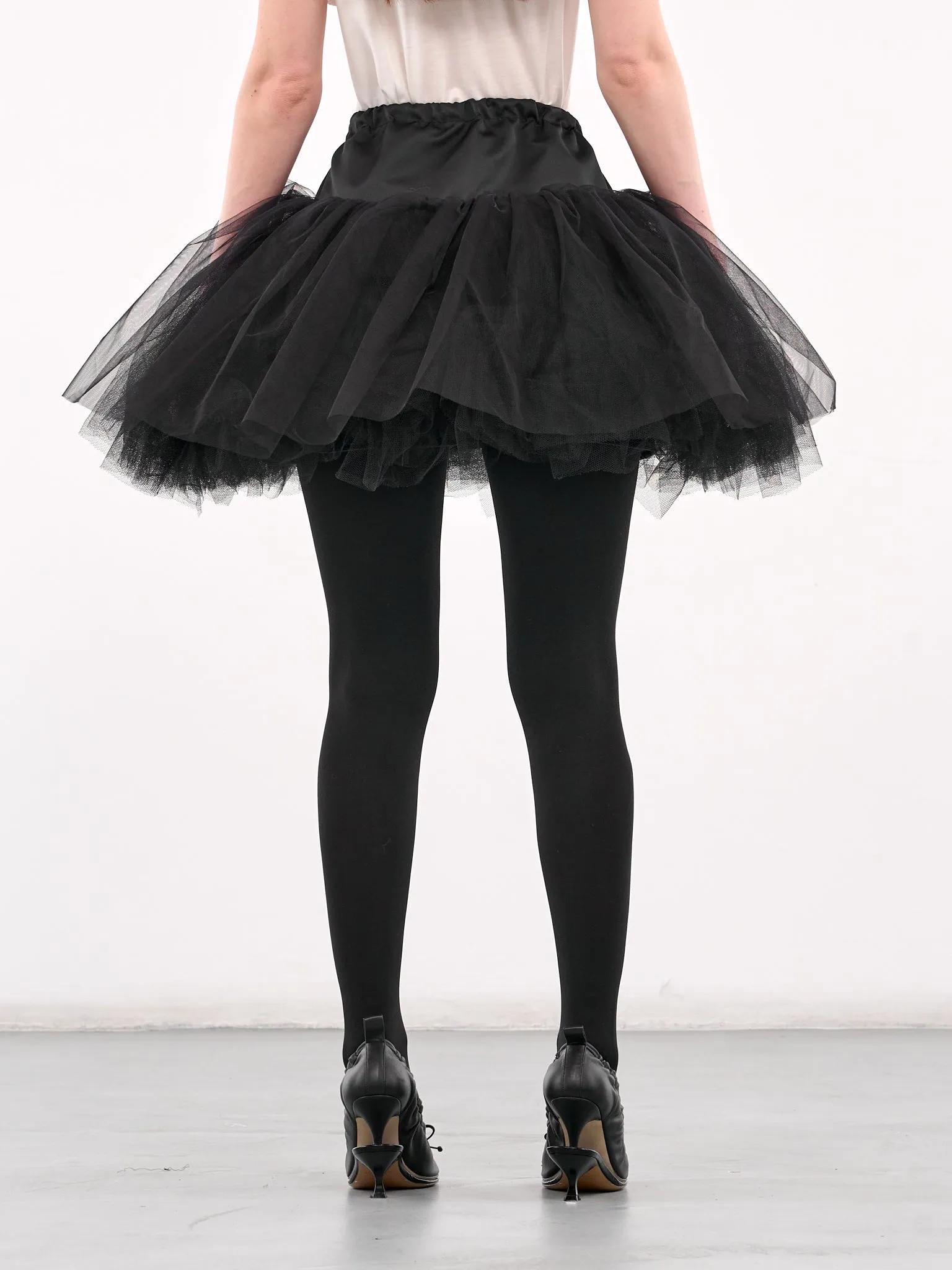 Elasticated Ballet Tutu Skirt (3139-0035-NET-BLACK)