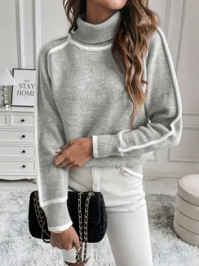 Emma Rollkragenpullover | Warmer Strickpullover für Damen