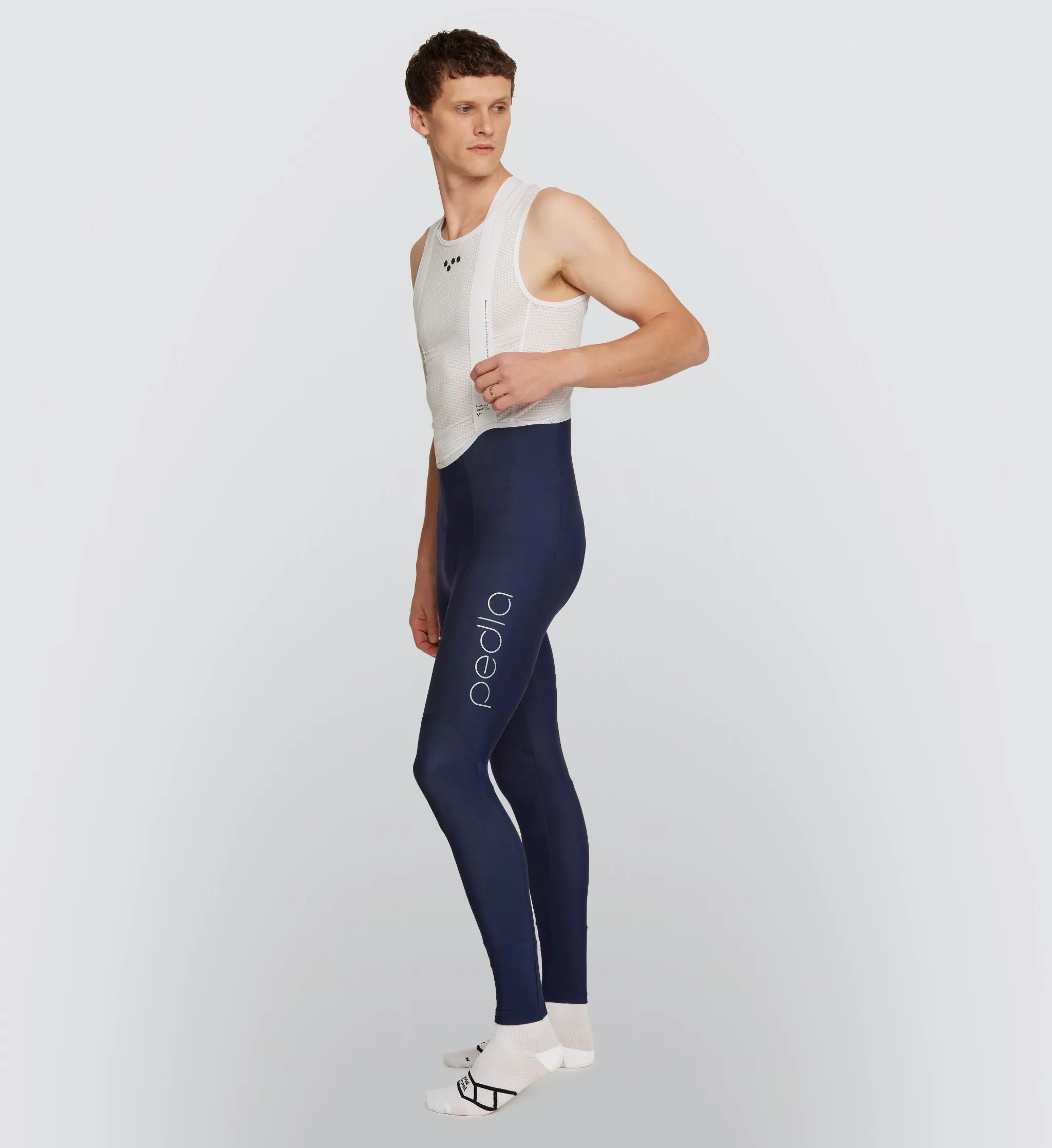 Essentials / Men's SuperFLEECE 2.0 Bib Tights - Navy