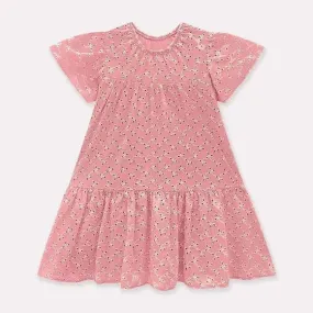 Eyelet Dusty Rose dress - Milon