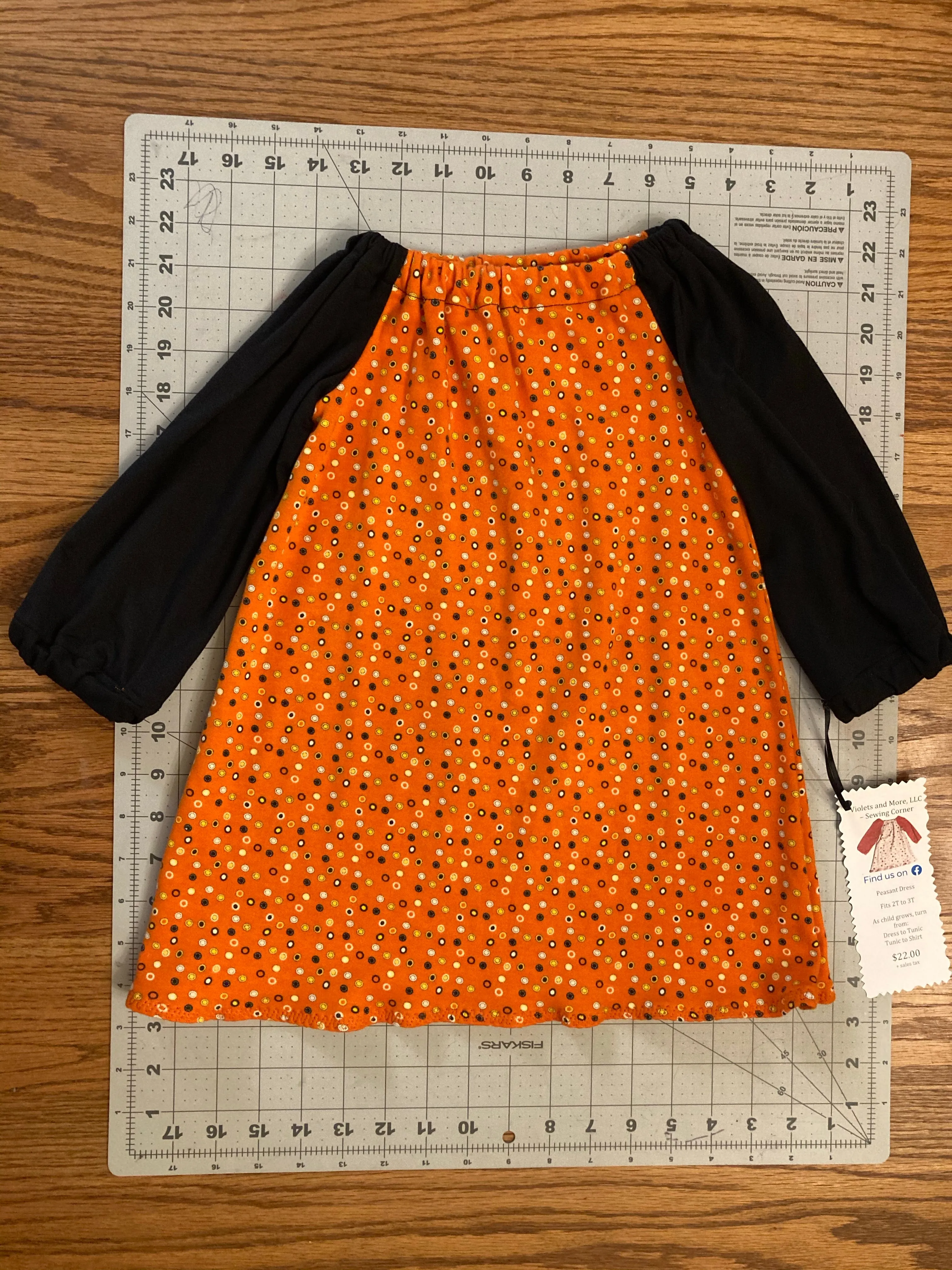 Fall Fashion Peasant Dress