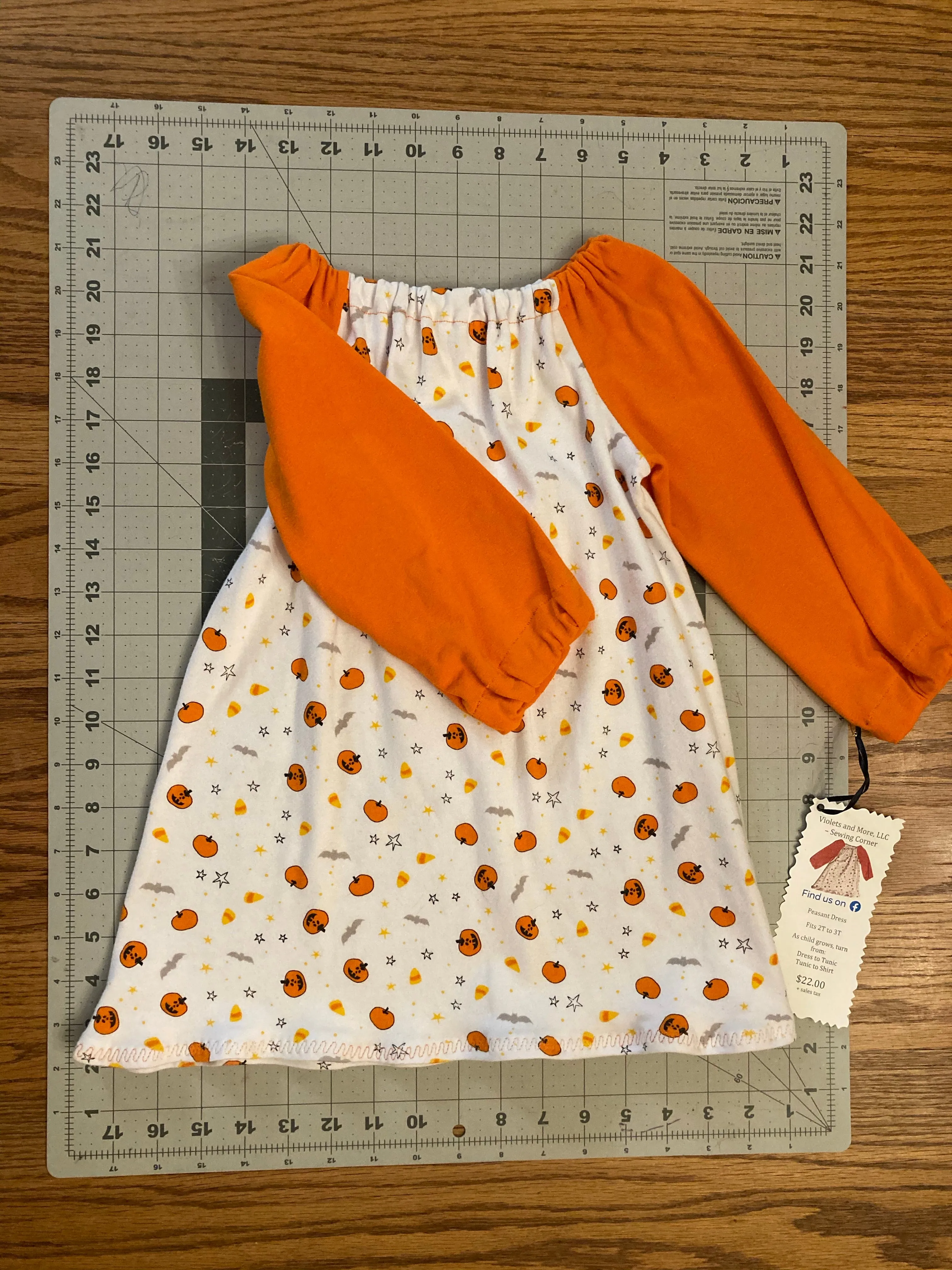 Fall Fashion Peasant Dress